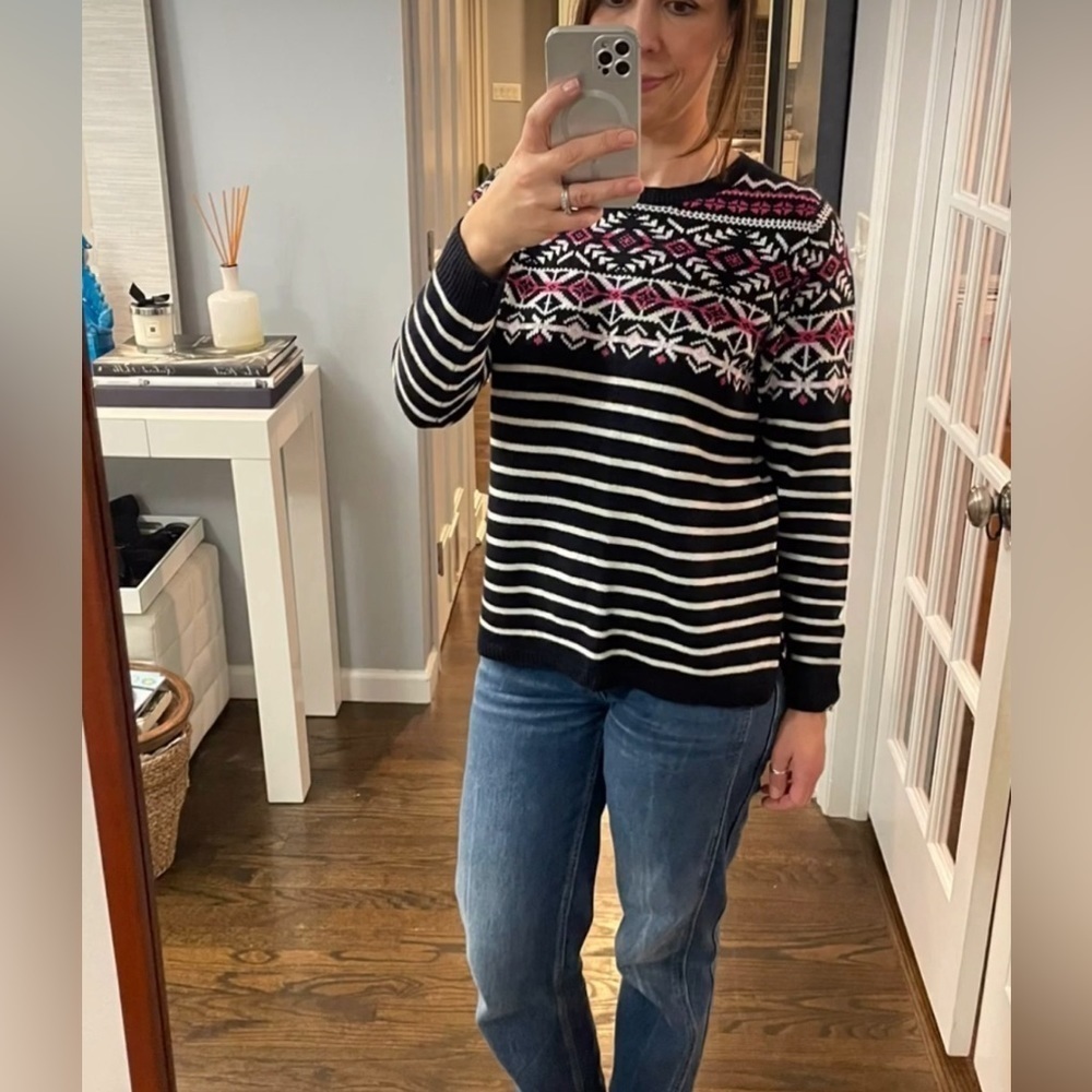 Vineyard Vines Fair Isle Nautical Sweater